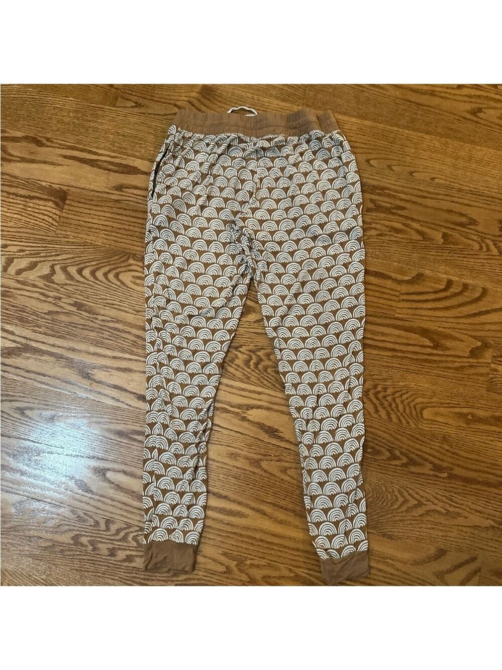 Little Sleepies Pajama Pants Womens Small Rust Rainbows - Picture 3 of 4